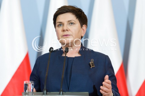  14.03.2018 WARSZAWA<br />KONFERENCJA PRASOWA WICEPREZES RADY MINISTROW BEATY SZYDLO<br />N/Z WICEPREZES RADY MINISTROW BEATA SZYDLO<br /> 