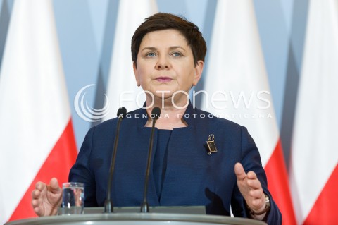  14.03.2018 WARSZAWA<br />KONFERENCJA PRASOWA WICEPREZES RADY MINISTROW BEATY SZYDLO<br />N/Z WICEPREZES RADY MINISTROW BEATA SZYDLO<br /> 