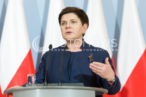  14.03.2018 WARSZAWA<br />KONFERENCJA PRASOWA WICEPREZES RADY MINISTROW BEATY SZYDLO<br />N/Z WICEPREZES RADY MINISTROW BEATA SZYDLO<br /> 