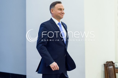  16.03.2018 WARSZAWA<br />SPOTKANIE PREZYDENTA RP Z MINISTREM SPRAW ZAGRANICZNYCH RFN<br />N/Z PREZYDENT RP ANDRZEJ DUDA<br /> 