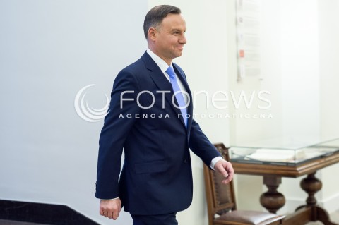  16.03.2018 WARSZAWA<br />SPOTKANIE PREZYDENTA RP Z MINISTREM SPRAW ZAGRANICZNYCH RFN<br />N/Z PREZYDENT RP ANDRZEJ DUDA<br /> 
