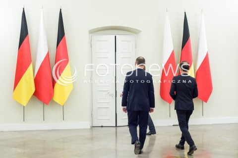  16.03.2018 WARSZAWA<br />SPOTKANIE PREZYDENTA RP Z MINISTREM SPRAW ZAGRANICZNYCH RFN<br />N/Z PREZYDENT RP ANDRZEJ DUDA MINISTER SPRAW ZAGRANICZNYCH RFN HEIKO MAAS<br /> 