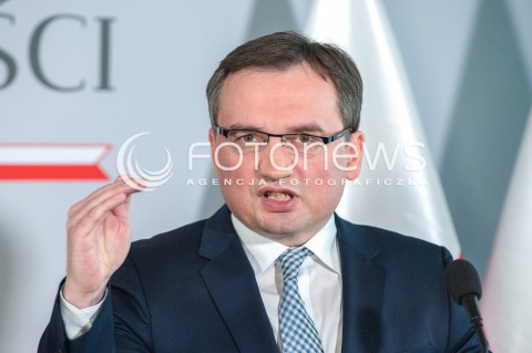  17.03.2018 WARSZAWA<br />KONFERENCJA DOTYCZACA PROJEKTU ZMIAN W PRZEPISACH O USUWANIU SEDZIOW Z ZAWODU<br />N/Z ZBIGNIEW ZIOBRO<br /> 