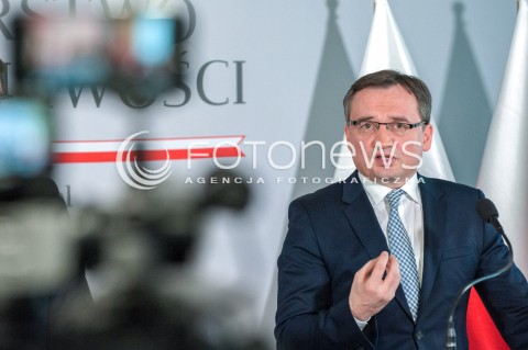  17.03.2018 WARSZAWA<br />KONFERENCJA DOTYCZACA PROJEKTU ZMIAN W PRZEPISACH O USUWANIU SEDZIOW Z ZAWODU<br />N/Z ZBIGNIEW ZIOBRO<br /> 