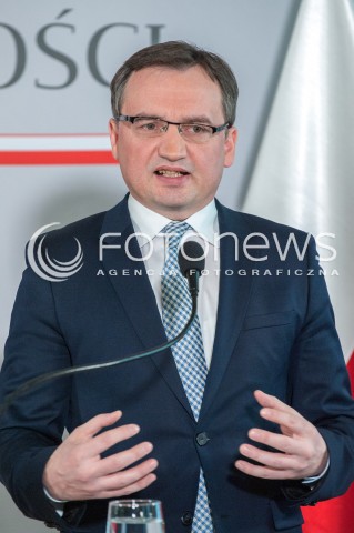  17.03.2018 WARSZAWA<br />KONFERENCJA DOTYCZACA PROJEKTU ZMIAN W PRZEPISACH O USUWANIU SEDZIOW Z ZAWODU<br />N/Z ZBIGNIEW ZIOBRO<br /> 