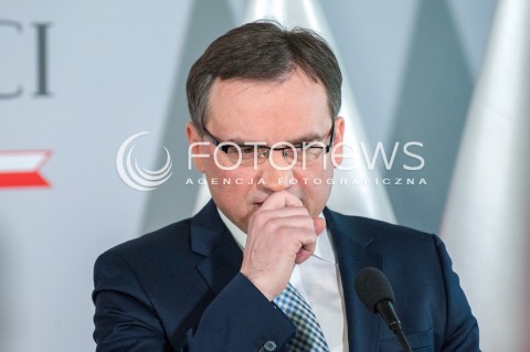  17.03.2018 WARSZAWA<br />KONFERENCJA DOTYCZACA PROJEKTU ZMIAN W PRZEPISACH O USUWANIU SEDZIOW Z ZAWODU<br />N/Z ZBIGNIEW ZIOBRO<br /> 