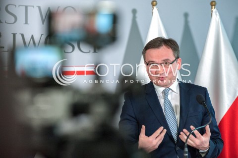  17.03.2018 WARSZAWA<br />KONFERENCJA DOTYCZACA PROJEKTU ZMIAN W PRZEPISACH O USUWANIU SEDZIOW Z ZAWODU<br />N/Z ZBIGNIEW ZIOBRO<br /> 