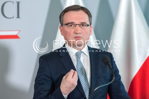  17.03.2018 WARSZAWA<br />KONFERENCJA DOTYCZACA PROJEKTU ZMIAN W PRZEPISACH O USUWANIU SEDZIOW Z ZAWODU<br />N/Z ZBIGNIEW ZIOBRO<br /> 