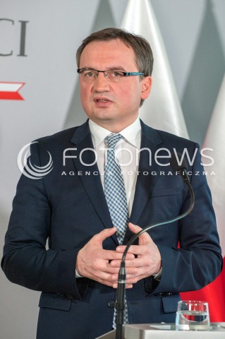  17.03.2018 WARSZAWA<br />KONFERENCJA DOTYCZACA PROJEKTU ZMIAN W PRZEPISACH O USUWANIU SEDZIOW Z ZAWODU<br />N/Z ZBIGNIEW ZIOBRO<br /> 