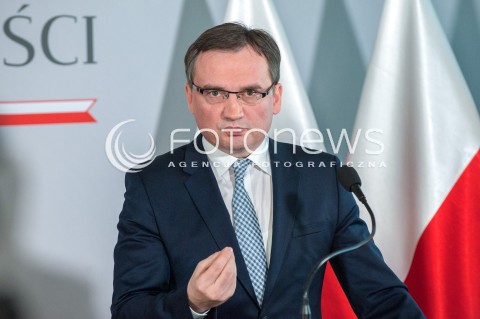  17.03.2018 WARSZAWA<br />KONFERENCJA DOTYCZACA PROJEKTU ZMIAN W PRZEPISACH O USUWANIU SEDZIOW Z ZAWODU<br />N/Z ZBIGNIEW ZIOBRO<br /> 