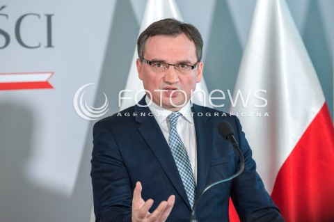  17.03.2018 WARSZAWA<br />KONFERENCJA DOTYCZACA PROJEKTU ZMIAN W PRZEPISACH O USUWANIU SEDZIOW Z ZAWODU<br />N/Z ZBIGNIEW ZIOBRO<br /> 