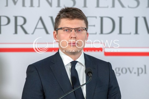  17.03.2018 WARSZAWA<br />KONFERENCJA DOTYCZACA PROJEKTU ZMIAN W PRZEPISACH O USUWANIU SEDZIOW Z ZAWODU<br />N/Z MARCIN WARCHOL<br /> 