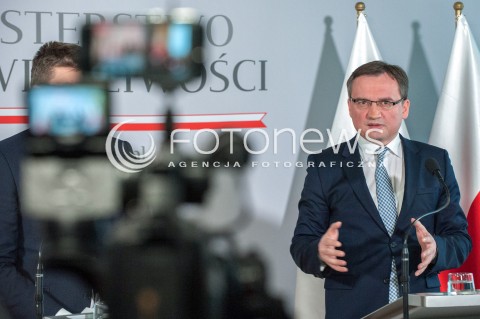 Konferencja w Ministerstwie Sprawiedliwości w Warszawie