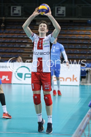  17.03.2018 RZESZOW <br />SIATKOWKA PLUS LIGA 2017/2018 MEN VOLLEYBALL POLAND POLISH PLUSLIGA LEAGUE SEASON 2017/2018 <br />MECZ ASSECO RESOVIA RZESZOW - LUCZNICZKA BYDGOSZCZ <br />N/Z MICHAL KEDZIERSKI SYLWETKA <br /> 