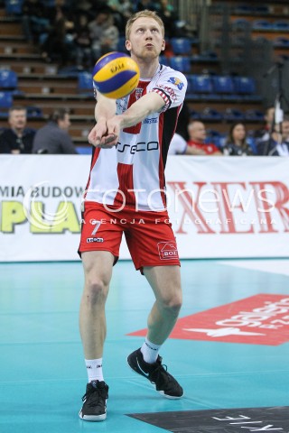  17.03.2018 RZESZOW <br />SIATKOWKA PLUS LIGA 2017/2018 MEN VOLLEYBALL POLAND POLISH PLUSLIGA LEAGUE SEASON 2017/2018 <br />MECZ ASSECO RESOVIA RZESZOW - LUCZNICZKA BYDGOSZCZ <br />N/Z JAKUB JAROSZ SYLWETKA <br /> 