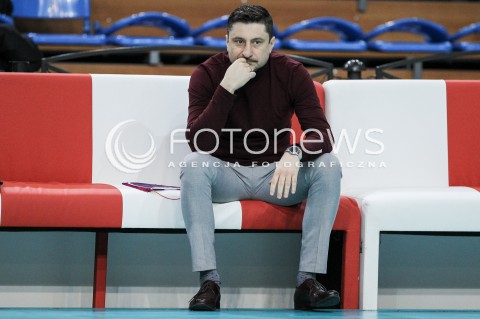  17.03.2018 RZESZOW <br />SIATKOWKA PLUS LIGA 2017/2018 MEN VOLLEYBALL POLAND POLISH PLUSLIGA LEAGUE SEASON 2017/2018 <br />MECZ ASSECO RESOVIA RZESZOW - LUCZNICZKA BYDGOSZCZ <br />N/Z JAKUB BEDNARUK - I TRENER ( HEAD COACH ) SYLWETKA <br /> 