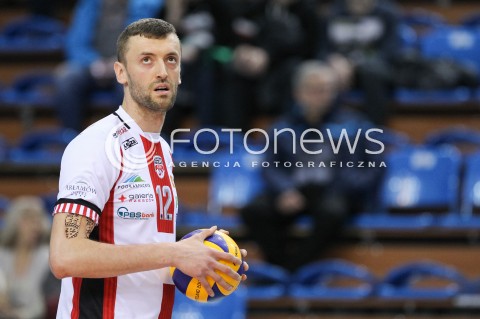  17.03.2018 RZESZOW <br />SIATKOWKA PLUS LIGA 2017/2018 MEN VOLLEYBALL POLAND POLISH PLUSLIGA LEAGUE SEASON 2017/2018 <br />MECZ ASSECO RESOVIA RZESZOW - LUCZNICZKA BYDGOSZCZ <br />N/Z LUKASZ PERLOWSKI SYLWETKA <br /> 