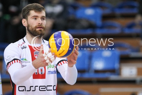  17.03.2018 RZESZOW <br />SIATKOWKA PLUS LIGA 2017/2018 MEN VOLLEYBALL POLAND POLISH PLUSLIGA LEAGUE SEASON 2017/2018 <br />MECZ ASSECO RESOVIA RZESZOW - LUCZNICZKA BYDGOSZCZ <br />N/Z DAWID DRYJA SYLWETKA <br /> 