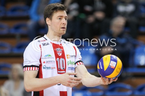  17.03.2018 RZESZOW <br />SIATKOWKA PLUS LIGA 2017/2018 MEN VOLLEYBALL POLAND POLISH PLUSLIGA LEAGUE SEASON 2017/2018 <br />MECZ ASSECO RESOVIA RZESZOW - LUCZNICZKA BYDGOSZCZ <br />N/Z JOCHEN SCHOPS SYLWETKA <br /> 