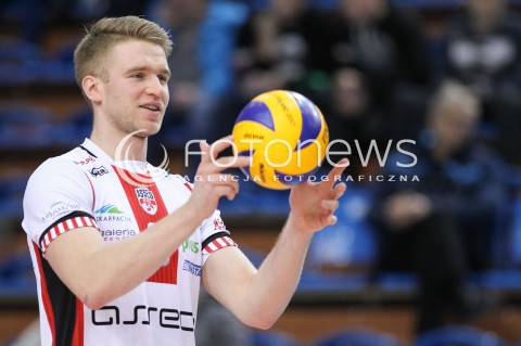  17.03.2018 RZESZOW <br />SIATKOWKA PLUS LIGA 2017/2018 MEN VOLLEYBALL POLAND POLISH PLUSLIGA LEAGUE SEASON 2017/2018 <br />MECZ ASSECO RESOVIA RZESZOW - LUCZNICZKA BYDGOSZCZ <br />N/Z DOMINIK DEPOWSKI SYLWETKA <br /> 