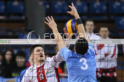  17.03.2018 RZESZOW <br />SIATKOWKA PLUS LIGA 2017/2018 MEN VOLLEYBALL POLAND POLISH PLUSLIGA LEAGUE SEASON 2017/2018 <br />MECZ ASSECO RESOVIA RZESZOW - LUCZNICZKA BYDGOSZCZ <br />N/Z THIBAULT ROSSARD <br /> 