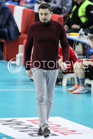  17.03.2018 RZESZOW <br />SIATKOWKA PLUS LIGA 2017/2018 MEN VOLLEYBALL POLAND POLISH PLUSLIGA LEAGUE SEASON 2017/2018 <br />MECZ ASSECO RESOVIA RZESZOW - LUCZNICZKA BYDGOSZCZ <br />N/Z JAKUB BEDNARUK - I TRENER ( HEAD COACH ) SYLWETKA <br /> 