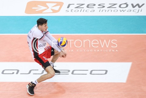  17.03.2018 RZESZOW <br />SIATKOWKA PLUS LIGA 2017/2018 MEN VOLLEYBALL POLAND POLISH PLUSLIGA LEAGUE SEASON 2017/2018 <br />MECZ ASSECO RESOVIA RZESZOW - LUCZNICZKA BYDGOSZCZ <br />N/Z THIBAULT ROSSARD SYLWETKA <br /> 