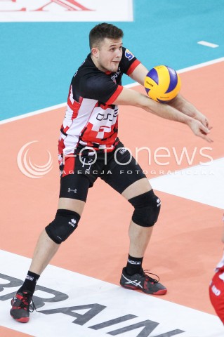  17.03.2018 RZESZOW <br />SIATKOWKA PLUS LIGA 2017/2018 MEN VOLLEYBALL POLAND POLISH PLUSLIGA LEAGUE SEASON 2017/2018 <br />MECZ ASSECO RESOVIA RZESZOW - LUCZNICZKA BYDGOSZCZ <br />N/Z MATEUSZ MASLOWSKI SYLWETKA <br /> 