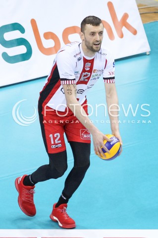  17.03.2018 RZESZOW <br />SIATKOWKA PLUS LIGA 2017/2018 MEN VOLLEYBALL POLAND POLISH PLUSLIGA LEAGUE SEASON 2017/2018 <br />MECZ ASSECO RESOVIA RZESZOW - LUCZNICZKA BYDGOSZCZ <br />N/Z LUKASZ PERLOWSKI SYLWETKA <br /> 