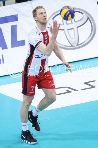  17.03.2018 RZESZOW <br />SIATKOWKA PLUS LIGA 2017/2018 MEN VOLLEYBALL POLAND POLISH PLUSLIGA LEAGUE SEASON 2017/2018 <br />MECZ ASSECO RESOVIA RZESZOW - LUCZNICZKA BYDGOSZCZ <br />N/Z JAKUB JAROSZ SYLWETKA <br /> 