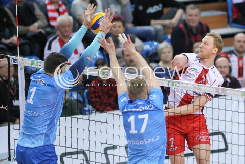  17.03.2018 RZESZOW <br />SIATKOWKA PLUS LIGA 2017/2018 MEN VOLLEYBALL POLAND POLISH PLUSLIGA LEAGUE SEASON 2017/2018 <br />MECZ ASSECO RESOVIA RZESZOW - LUCZNICZKA BYDGOSZCZ <br />N/Z JAKUB JAROSZ <br /> 