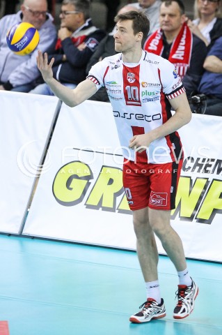  17.03.2018 RZESZOW <br />SIATKOWKA PLUS LIGA 2017/2018 MEN VOLLEYBALL POLAND POLISH PLUSLIGA LEAGUE SEASON 2017/2018 <br />MECZ ASSECO RESOVIA RZESZOW - LUCZNICZKA BYDGOSZCZ <br />N/Z JOCHEN SCHOPS SYLWETKA <br /> 