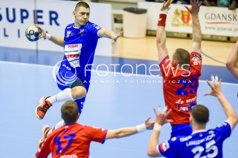  17.03.2018 GDANSK<br />PGNIG SUPERLIGA W PILCE RECZNEJ<br />SEZON 2017/2018<br />MECZ WYBRZEZE GDANSK - MMTS KWIDZYN<br />N/Z DAMIAN PRZYTULA<br /> 