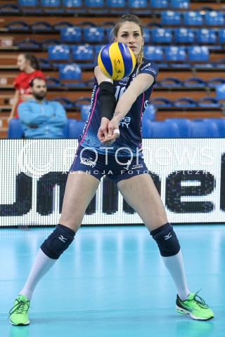  18.03.2018 RZESZOW <br />SIATKOWKA LIGA SIATKOWKI KOBIET LSK 2017/2018 WOMEN VOLLEYBALL POLAND POLISH LEAGUE <br />MECZ DEVELOPRES SKYRES RZESZOW - CHEMIK POLICE <br />N/Z BERENIKA TOMSIA SYLWETKA <br /> 