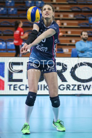  18.03.2018 RZESZOW <br />SIATKOWKA LIGA SIATKOWKI KOBIET LSK 2017/2018 WOMEN VOLLEYBALL POLAND POLISH LEAGUE <br />MECZ DEVELOPRES SKYRES RZESZOW - CHEMIK POLICE <br />N/Z BERENIKA TOMSIA SYLWETKA <br /> 