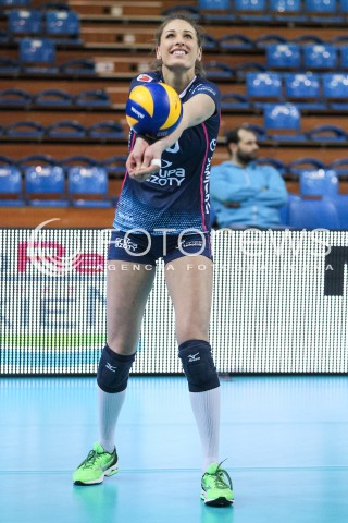  18.03.2018 RZESZOW <br />SIATKOWKA LIGA SIATKOWKI KOBIET LSK 2017/2018 WOMEN VOLLEYBALL POLAND POLISH LEAGUE <br />MECZ DEVELOPRES SKYRES RZESZOW - CHEMIK POLICE <br />N/Z BERENIKA TOMSIA SYLWETKA <br /> 