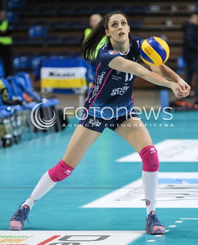  18.03.2018 RZESZOW <br />SIATKOWKA LIGA SIATKOWKI KOBIET LSK 2017/2018 WOMEN VOLLEYBALL POLAND POLISH LEAGUE <br />MECZ DEVELOPRES SKYRES RZESZOW - CHEMIK POLICE <br />N/Z STEFANA VELJKOVIC SYLWETKA <br /> 
