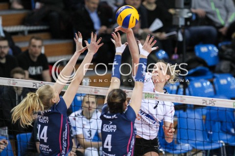  18.03.2018 RZESZOW <br />SIATKOWKA LIGA SIATKOWKI KOBIET LSK 2017/2018 WOMEN VOLLEYBALL POLAND POLISH LEAGUE <br />MECZ DEVELOPRES SKYRES RZESZOW - CHEMIK POLICE <br />N/Z HELENE ROUSSEAUX <br /> 