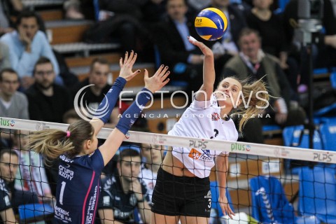  18.03.2018 RZESZOW <br />SIATKOWKA LIGA SIATKOWKI KOBIET LSK 2017/2018 WOMEN VOLLEYBALL POLAND POLISH LEAGUE <br />MECZ DEVELOPRES SKYRES RZESZOW - CHEMIK POLICE <br />N/Z MONIKA PTAK <br /> 