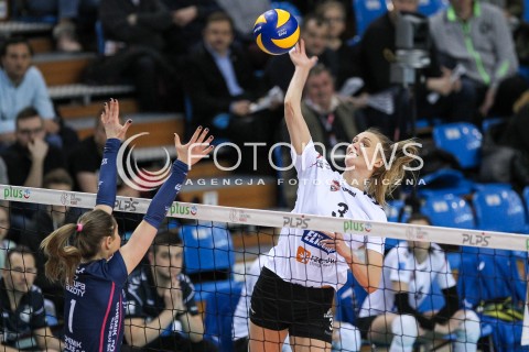  18.03.2018 RZESZOW <br />SIATKOWKA LIGA SIATKOWKI KOBIET LSK 2017/2018 WOMEN VOLLEYBALL POLAND POLISH LEAGUE <br />MECZ DEVELOPRES SKYRES RZESZOW - CHEMIK POLICE <br />N/Z MONIKA PTAK <br /> 