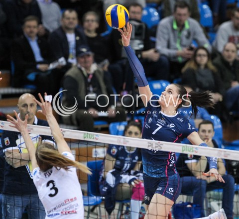  18.03.2018 RZESZOW <br />SIATKOWKA LIGA SIATKOWKI KOBIET LSK 2017/2018 WOMEN VOLLEYBALL POLAND POLISH LEAGUE <br />MECZ DEVELOPRES SKYRES RZESZOW - CHEMIK POLICE <br />N/Z MALWINA SMARZEK <br /> 