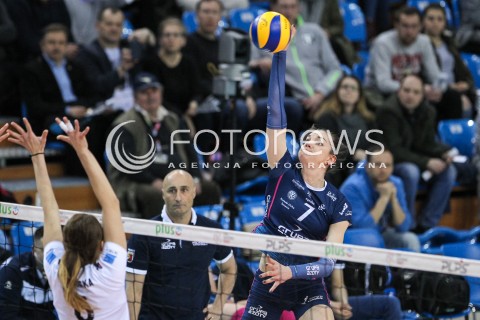  18.03.2018 RZESZOW <br />SIATKOWKA LIGA SIATKOWKI KOBIET LSK 2017/2018 WOMEN VOLLEYBALL POLAND POLISH LEAGUE <br />MECZ DEVELOPRES SKYRES RZESZOW - CHEMIK POLICE <br />N/Z MALWINA SMARZEK <br /> 