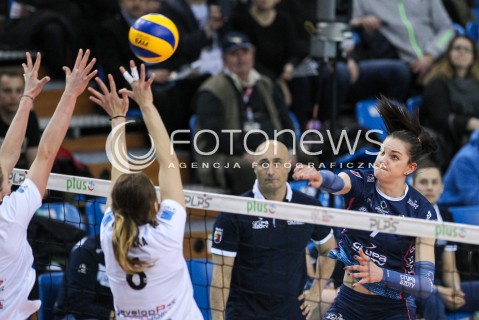  18.03.2018 RZESZOW <br />SIATKOWKA LIGA SIATKOWKI KOBIET LSK 2017/2018 WOMEN VOLLEYBALL POLAND POLISH LEAGUE <br />MECZ DEVELOPRES SKYRES RZESZOW - CHEMIK POLICE <br />N/Z MALWINA SMARZEK <br /> 