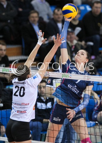  18.03.2018 RZESZOW <br />SIATKOWKA LIGA SIATKOWKI KOBIET LSK 2017/2018 WOMEN VOLLEYBALL POLAND POLISH LEAGUE <br />MECZ DEVELOPRES SKYRES RZESZOW - CHEMIK POLICE <br />N/Z MALWINA SMARZEK <br /> 