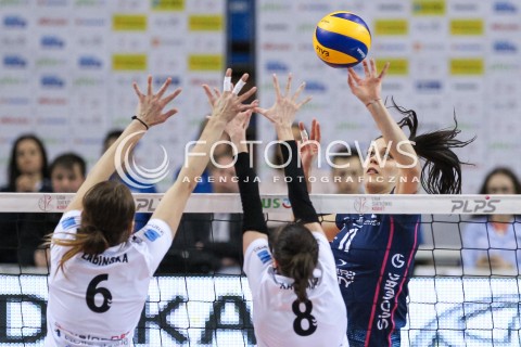  18.03.2018 RZESZOW <br />SIATKOWKA LIGA SIATKOWKI KOBIET LSK 2017/2018 WOMEN VOLLEYBALL POLAND POLISH LEAGUE <br />MECZ DEVELOPRES SKYRES RZESZOW - CHEMIK POLICE <br />N/Z STEFANA VELJKOVIC <br /> 