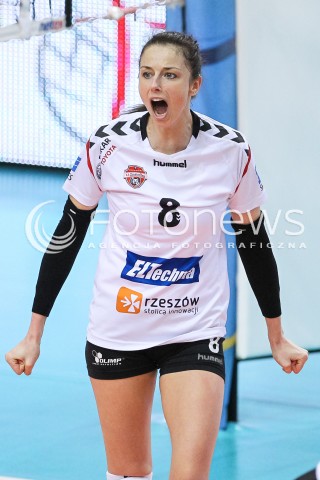  18.03.2018 RZESZOW <br />SIATKOWKA LIGA SIATKOWKI KOBIET LSK 2017/2018 WOMEN VOLLEYBALL POLAND POLISH LEAGUE <br />MECZ DEVELOPRES SKYRES RZESZOW - CHEMIK POLICE <br />N/Z ANNA KACZMAR SYLWETKA <br /> 