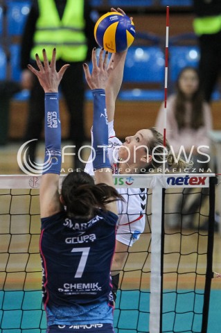  18.03.2018 RZESZOW <br />SIATKOWKA LIGA SIATKOWKI KOBIET LSK 2017/2018 WOMEN VOLLEYBALL POLAND POLISH LEAGUE <br />MECZ DEVELOPRES SKYRES RZESZOW - CHEMIK POLICE <br />N/Z HELENE ROUSSEAUX <br /> 
