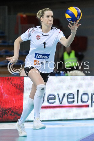  18.03.2018 RZESZOW <br />SIATKOWKA LIGA SIATKOWKI KOBIET LSK 2017/2018 WOMEN VOLLEYBALL POLAND POLISH LEAGUE <br />MECZ DEVELOPRES SKYRES RZESZOW - CHEMIK POLICE <br />N/Z HELENE ROUSSEAUX SYLWETKA <br /> 