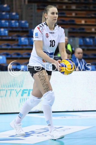  18.03.2018 RZESZOW <br />SIATKOWKA LIGA SIATKOWKI KOBIET LSK 2017/2018 WOMEN VOLLEYBALL POLAND POLISH LEAGUE <br />MECZ DEVELOPRES SKYRES RZESZOW - CHEMIK POLICE <br />N/Z ADELA HELIC SYLWETKA <br /> 