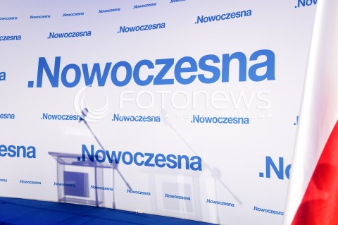  18.03.2018 WARSZAWA<br />RADA KRAJOWA NOWOCZESNEJ<br />N/Z NAPIS NOWOCZESNA<br /> 